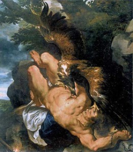 P. P. Rubens, "El tormento de Prometeo", 1612.